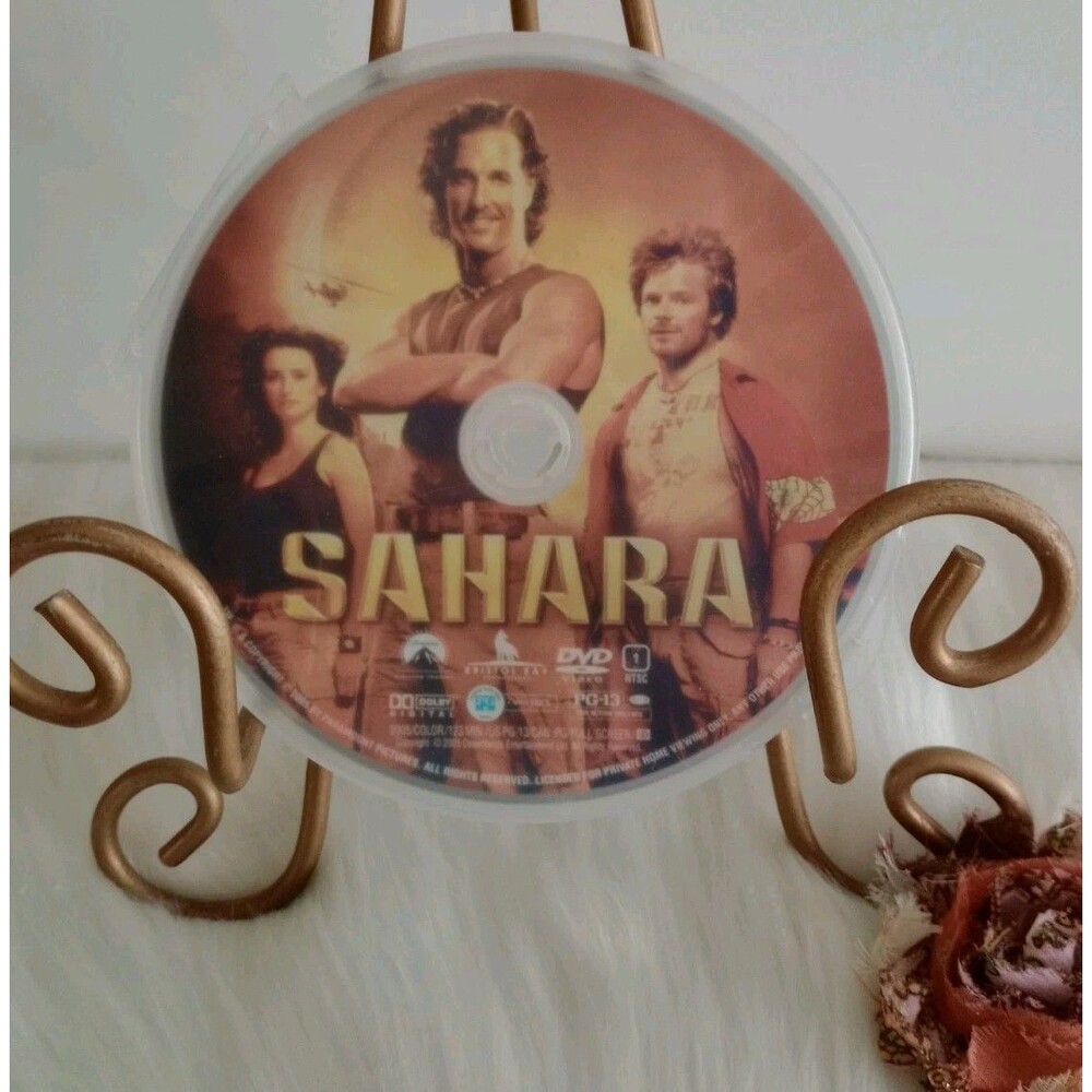 Sahara  DVD  Penlope Cruz, Matthew McConaughey Adventure Movie GUC